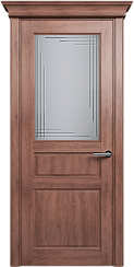 Дверь Status Classic 532 Грань Карниз Дуб Капучино