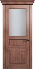 Дверь Status Classic 532 Белое сатинато Карниз Дуб Капучино