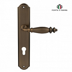 Дверная ручка на планке PORTA DI PARMA Siena Матовый кофе 2610.11.CYL