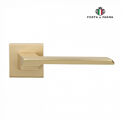 Дверная ручка на розетке PORTA DI PARMA Italia Матовое золото 206.07