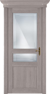 Дверь Status Classic 533 Грань Карниз Дуб Серый
