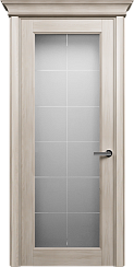 Дверь Status Classic 552 Английская решетка Карниз Ясень