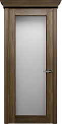 Дверь Status Classic 552 Белое сатинато Карниз Дуб Винтаж