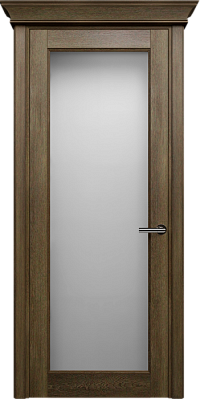 Дверь Status Classic 552 Белое сатинато Карниз Дуб Винтаж