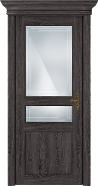Дверь Status Classic 533 Грань Карниз Дуб Патина