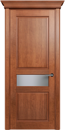 Дверь Status Classic 534 Белое сатинато Карниз Анегри