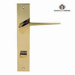 Дверная ручка на планке PORTA DI PARMA Origami PVD Полированное золото 2405.06.CYL