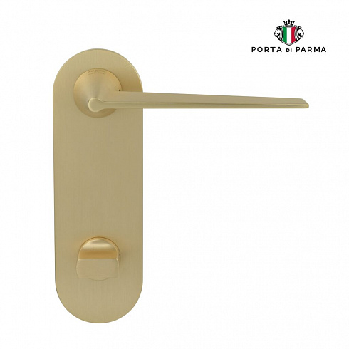 Дверная ручка на планке PORTA DI PARMA Cono Матовое золото 2115.07.WC