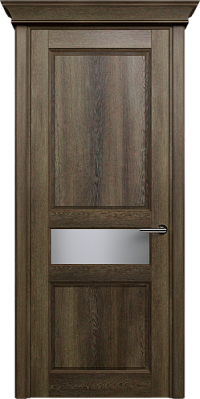 Дверь Status Classic 534 Белое сатинато Карниз Дуб Винтаж