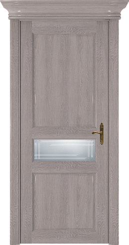 Дверь Status Classic 534 Грань Карниз Дуб Серый