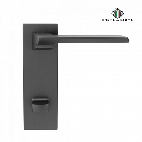 Дверная ручка на планке PORTA DI PARMA Italia Матовый графит 2206.05.CYL
