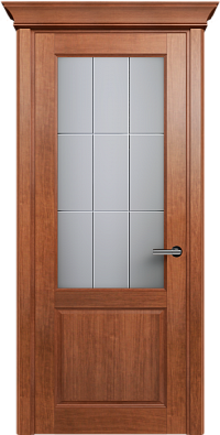 Дверь Status Classic 521 Английская решетка Карниз Анегри