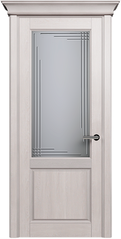 Дверь Status Classic 521 Грань Карниз Дуб Белый