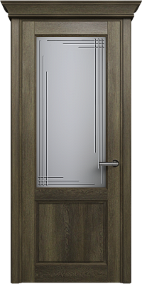 Дверь Status Classic 521 Грань Карниз Дуб Винтаж
