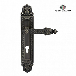 Дверная ручка на планке PORTA DI PARMA Arcadia Матовая бронза 2718.09.CYL