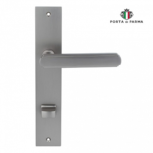 Дверная ручка на планке PORTA DI PARMA Glamour Матовый никель 2417.14.WC