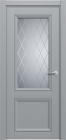 Дверь Status Neo Classic 1021 MILANO РОМБ сатинато белое