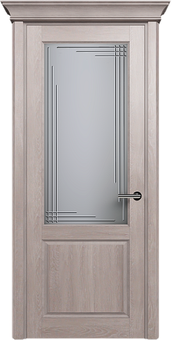 Дверь Status Classic 521 Грань Карниз Дуб Серый