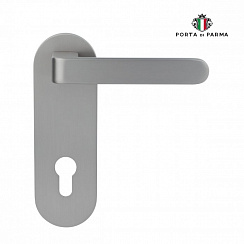Дверная ручка на планке PORTA DI PARMA Fedra Матовый никель 2113.14.CYL