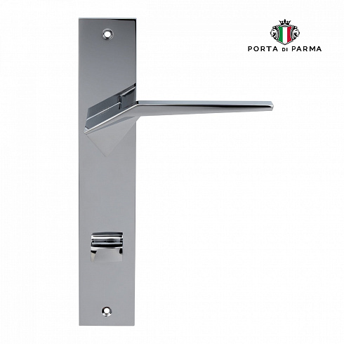 Дверная ручка на планке PORTA DI PARMA Origami Полированный хром 2405.01.CYL