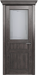 Дверь Status Classic 532 Грань Карниз Дуб Патина
