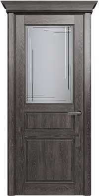 Дверь Status Classic 532 Грань Карниз Дуб Патина