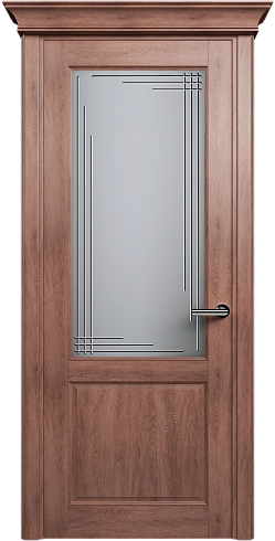 Дверь Status Classic 521 Грань Карниз Дуб Капучино